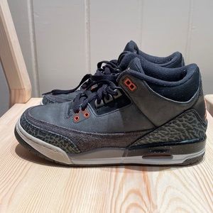 KIDS’ JORDAN AIR 3 RETRO GS FEAR youth basketball sneakers SIZE 6,5Y